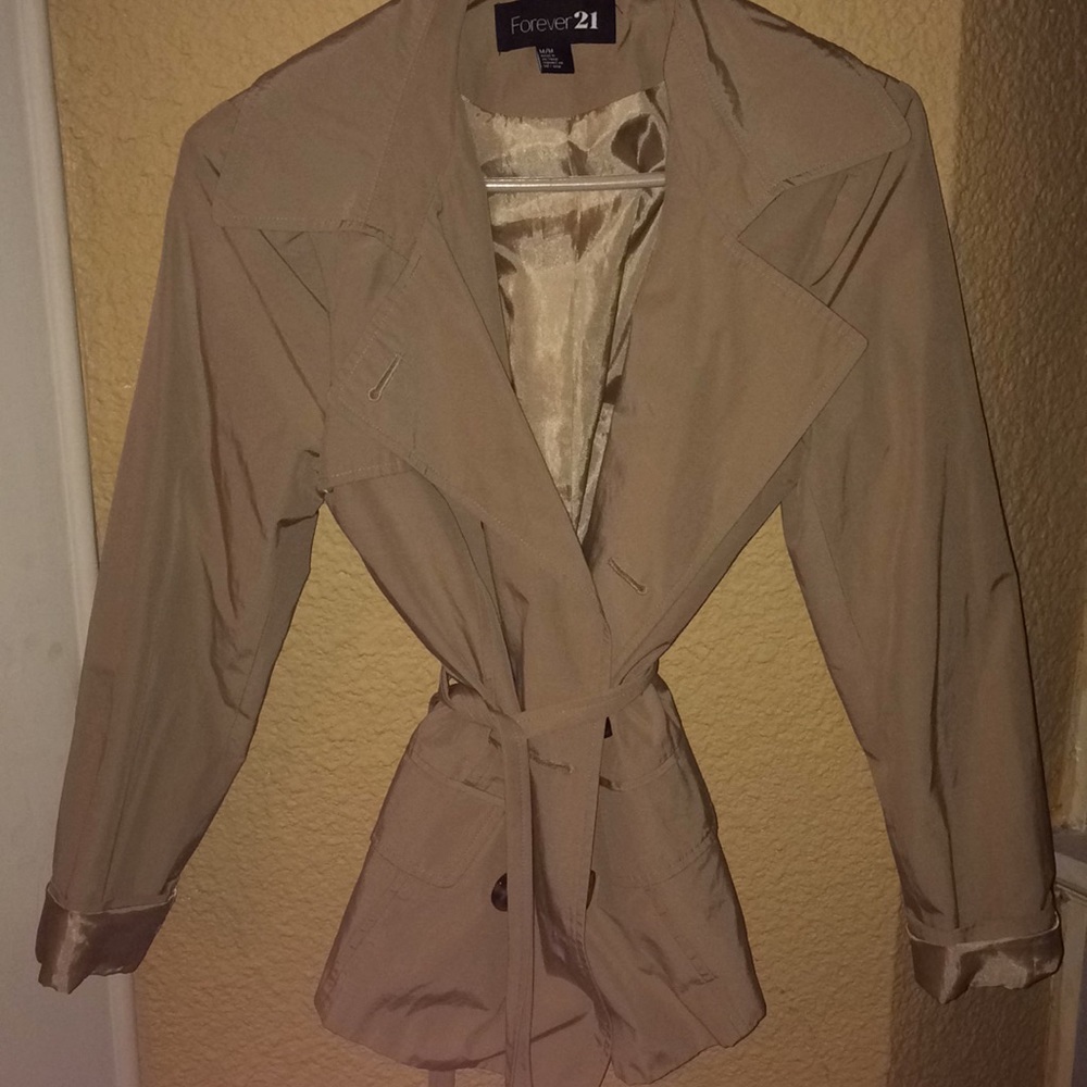 Forever 21 Belted Jacket Medium